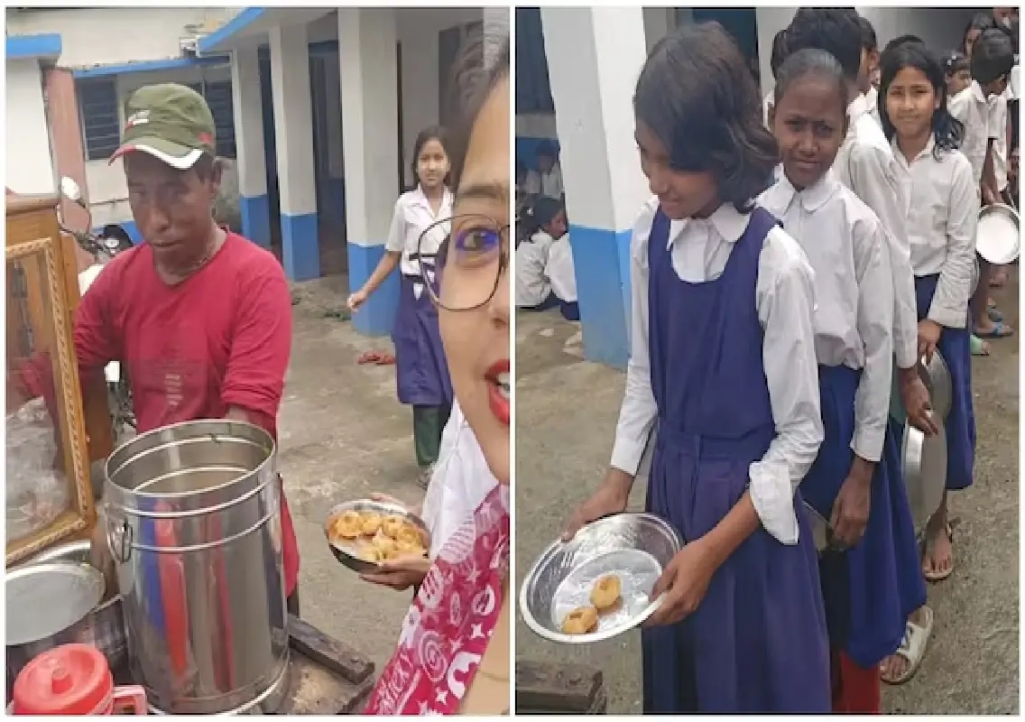 LPG shortage: West Bengal students served phuchka in school: WATCH - News Karnataka