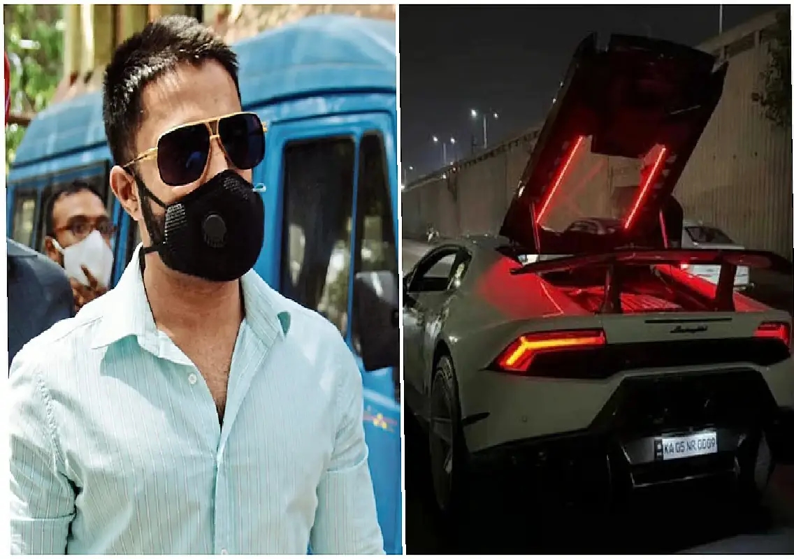 Lamborghini seized after donut stunts, Ricky Rai under scanner - News Karnataka