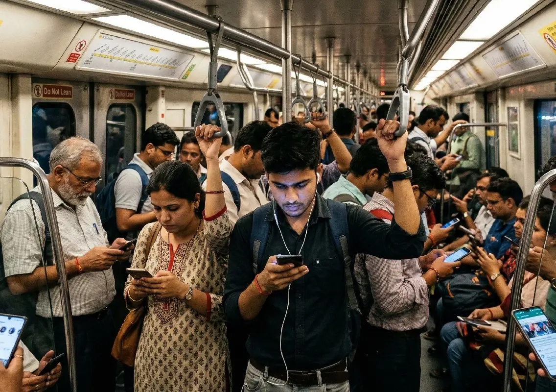 Metro observation sparks debate on Instagram addiction - News Karnataka