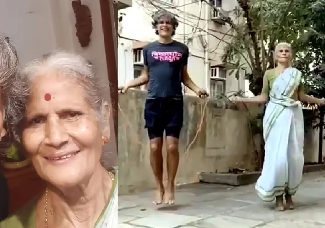 Milind Soman reveals mother’s fitness secret at 86 - News Karnataka