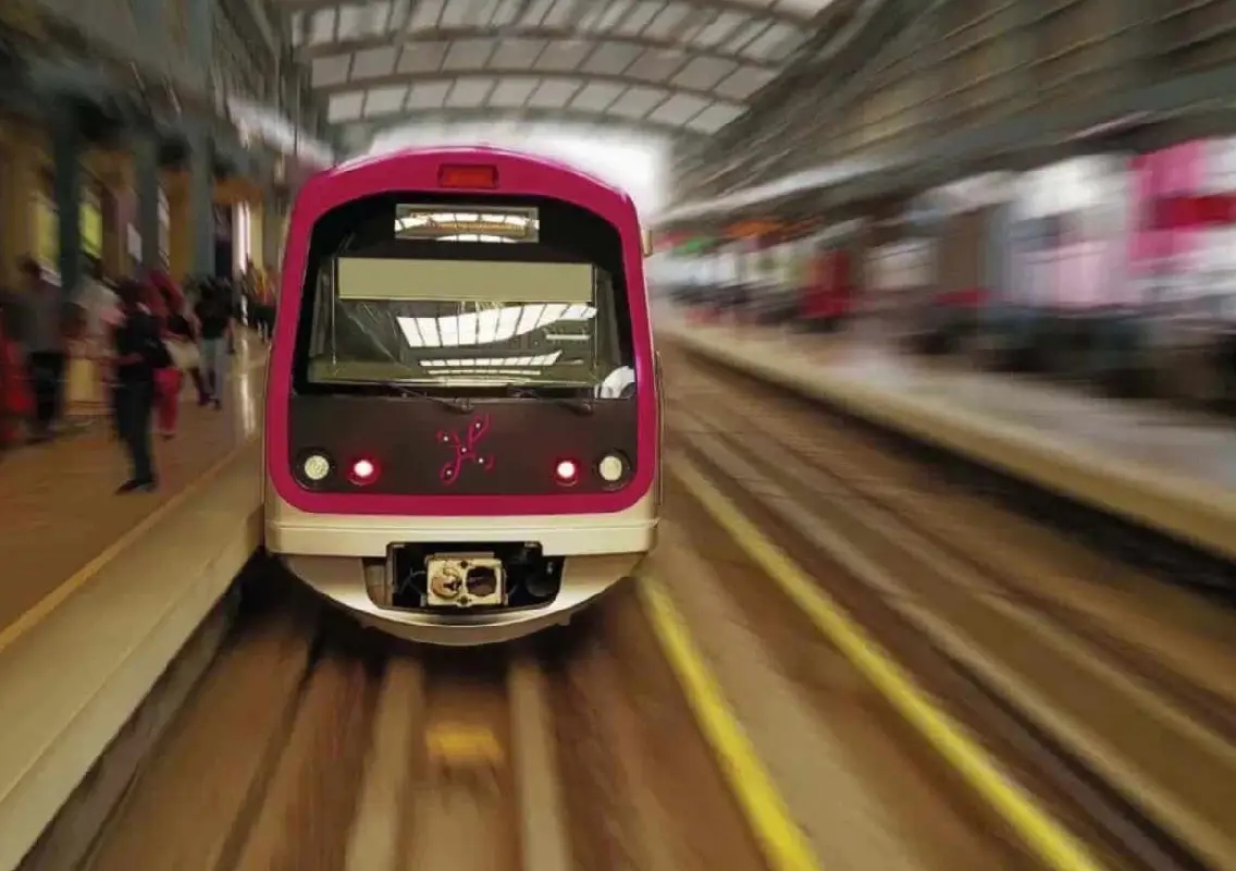 Namma Metro gets new train, Pink Line rollout gains pace - News Karnataka