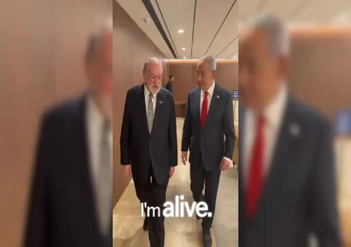 Netanyahu posts video with US envoy to dismiss death rumours: WATCH - News Karnataka