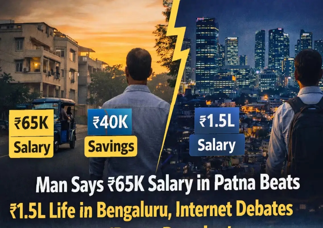 Patna salary story sparks debate on cost of living in big cities - News Karnataka