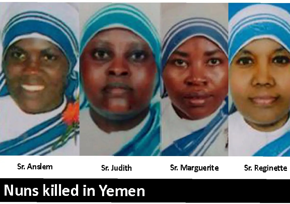 Remembering Yemen martyr nuns killed in Aden attack - News Karnataka