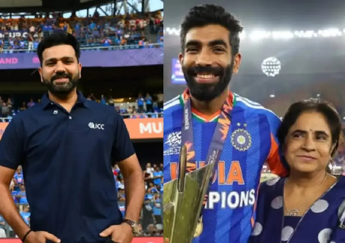 Rohit Sharma’s gesture to Bumrah’s mother wins hearts - News Karnataka