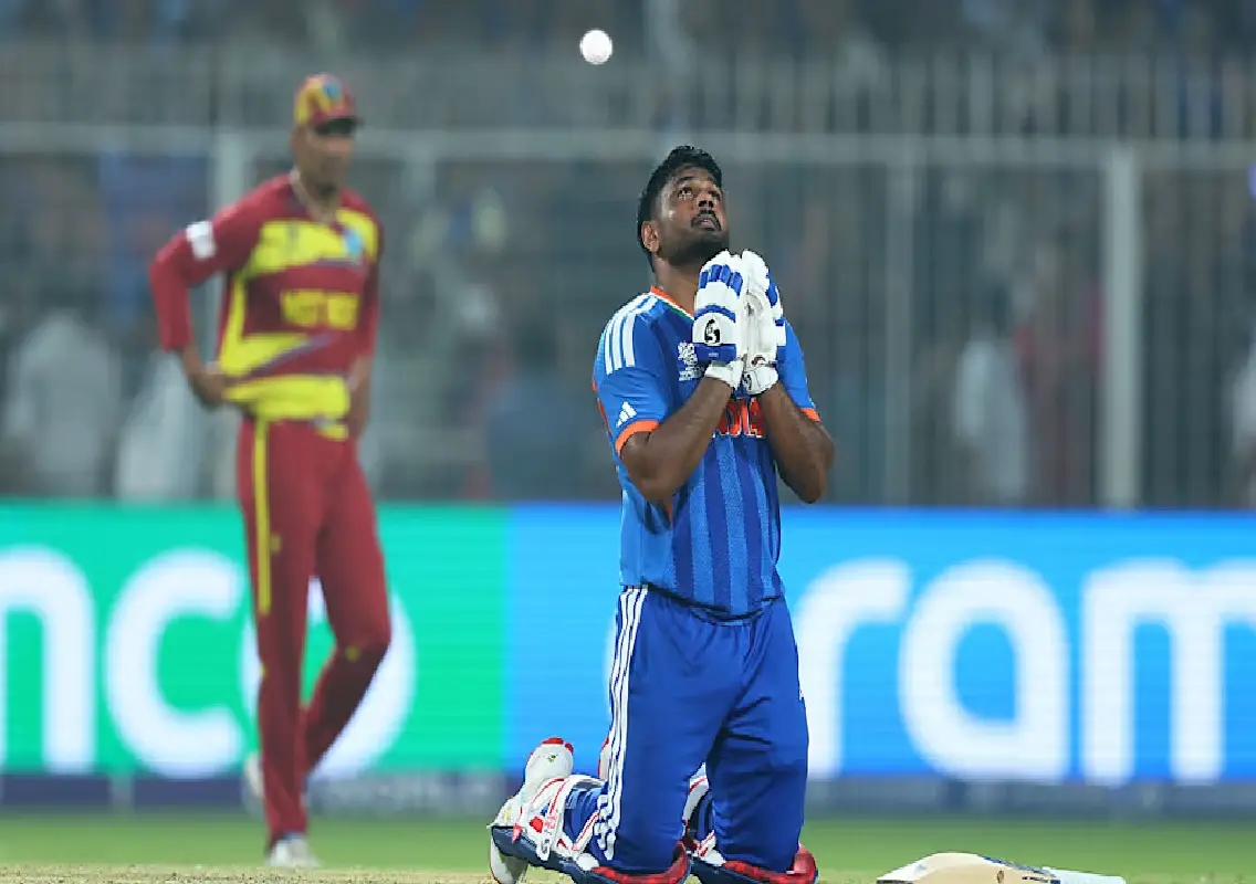 Sanju Samson’s 97 powers India into T20 World Cup semis - News Karnataka
