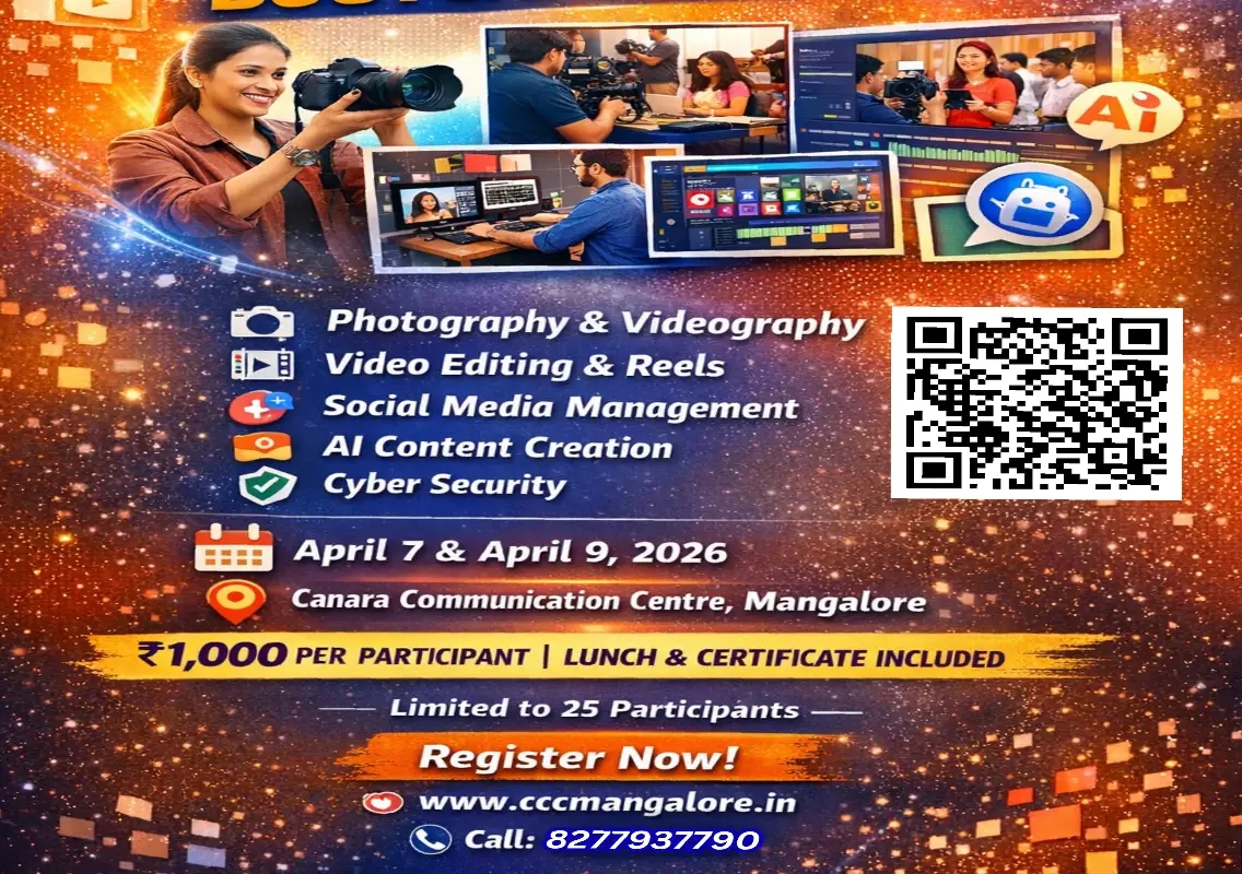 School Media Leadership Bootcamp 2026 to train students in digital media - News Karnataka