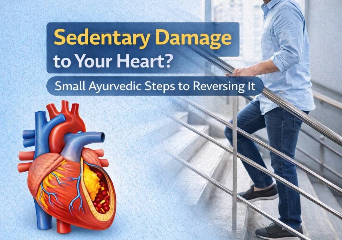 From Lift to Walking: Micro Lifestyle Shifts Ayurveda Recommends for Reversing Sedentary Damage to the Heart - News Karnataka