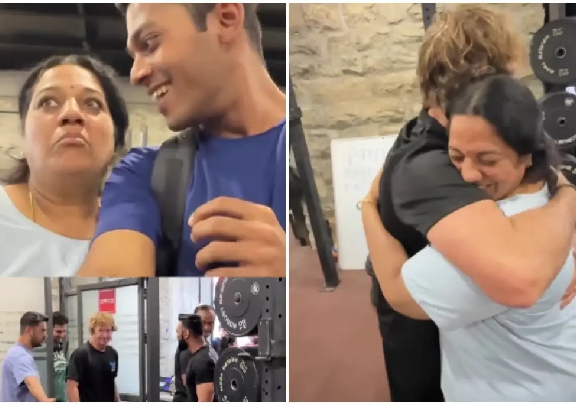 Son’s surprise brings mother face-to-face with her cricket hero - News Karnataka