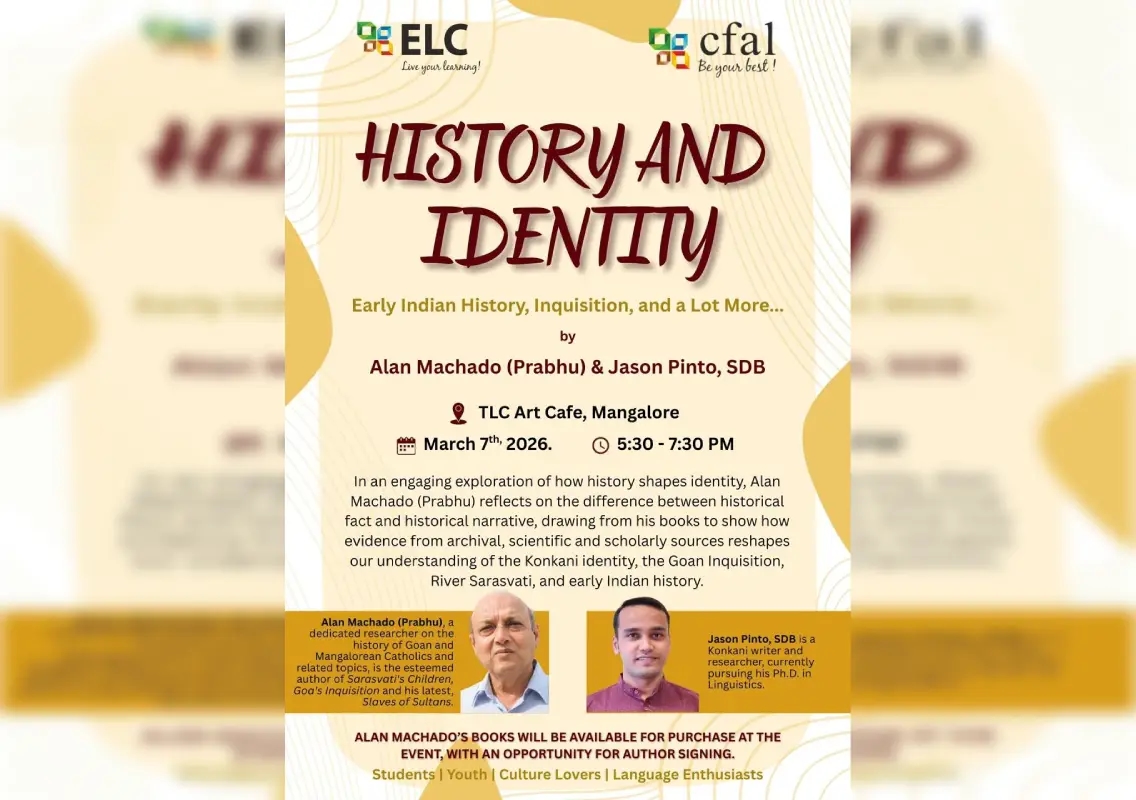 Talk on Konkani history and Mangalorean Christian identity on March 7 - News Karnataka
