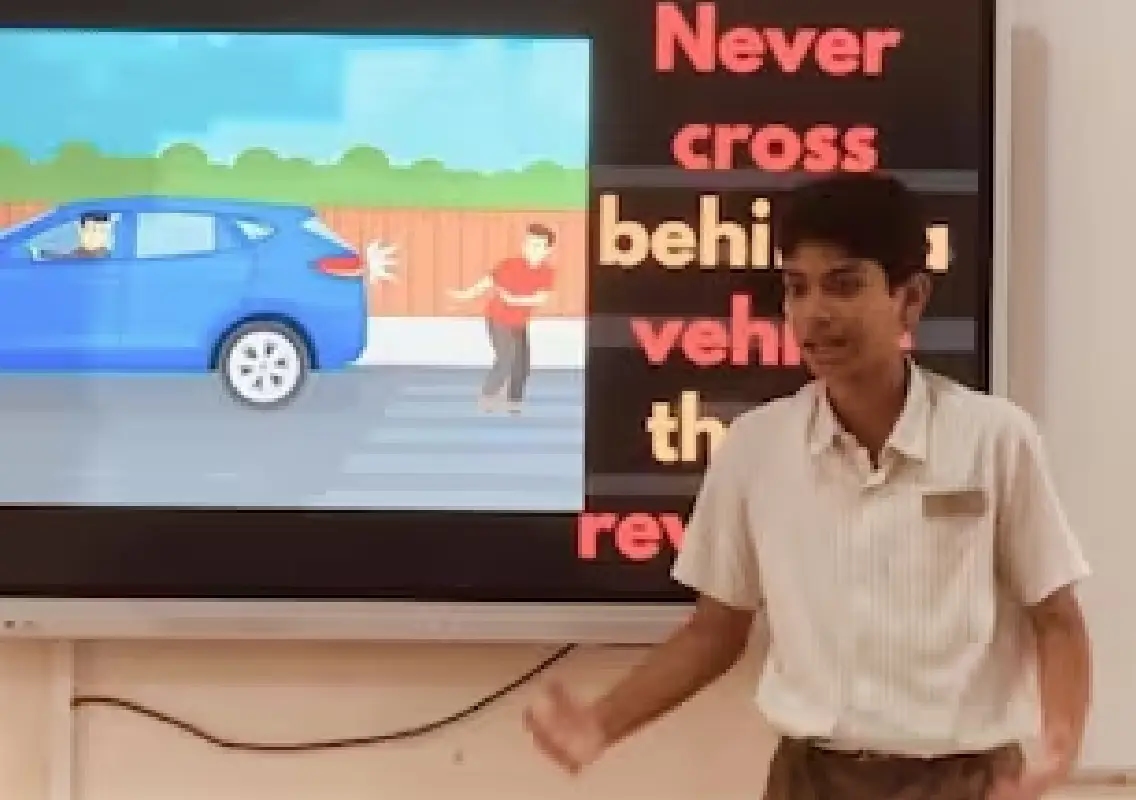 Teen creates road safety game to teach children safe habits - News Karnataka