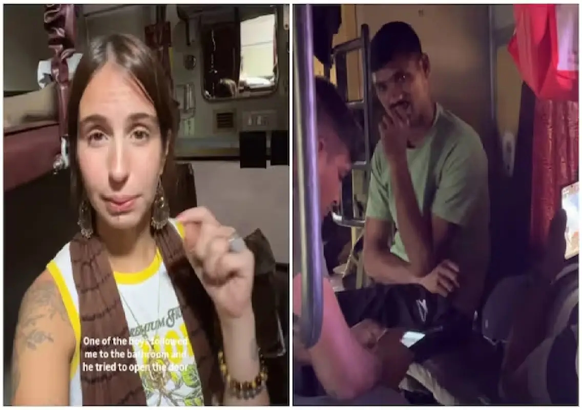 Travel influencer recounts uncomfortable train journey in India - News Karnataka