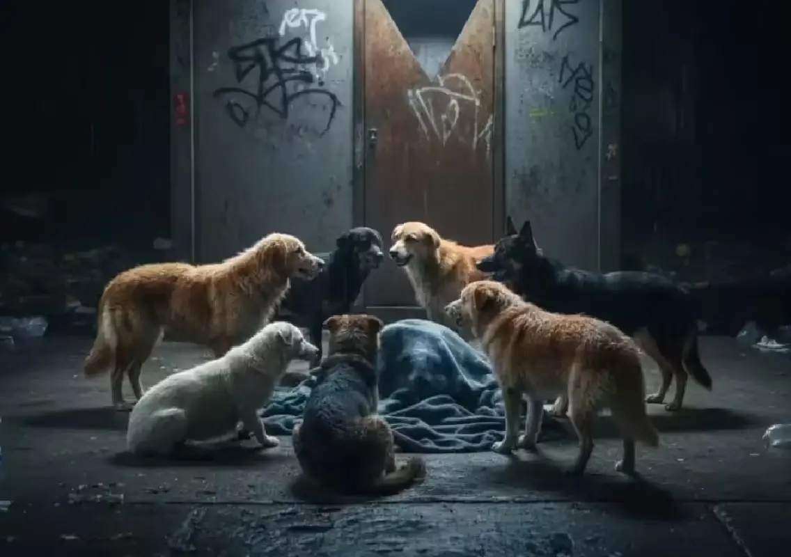 Two stray dogs save 11 puppies, rescue brings them to safety - News Karnataka
