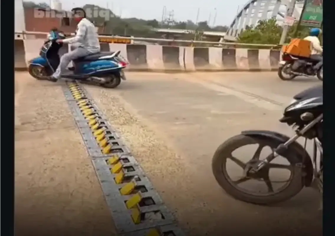 Tyre killers installed to curb wrong-side driving: WATCH - News Karnataka