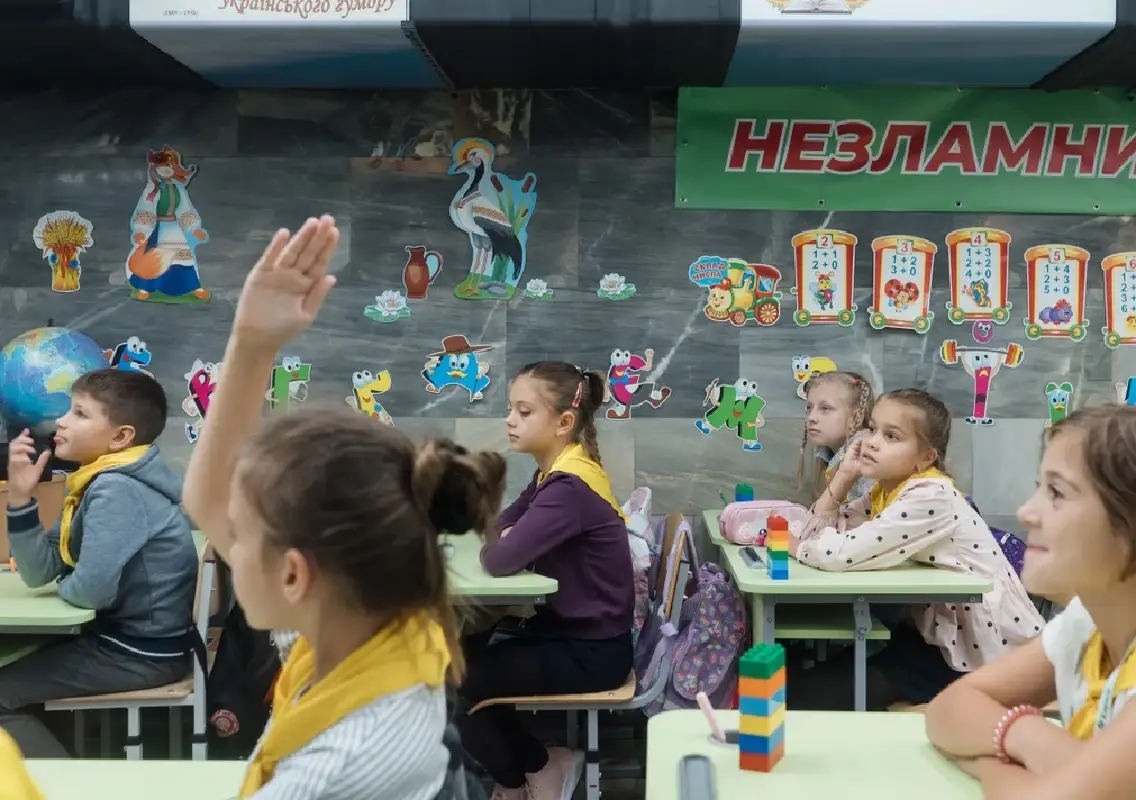 Ukraine’s ‘metro schools’ offer children safety amid war - News Karnataka