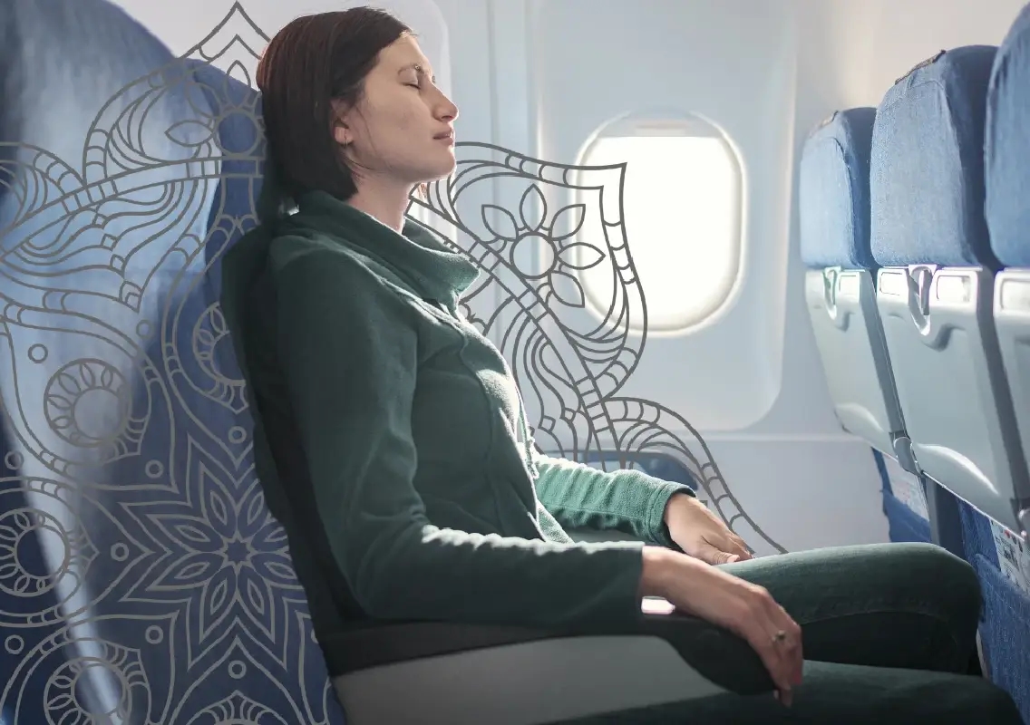 Woman goes viral for sitting quietly on flights with no phone or entertainment - News Karnataka