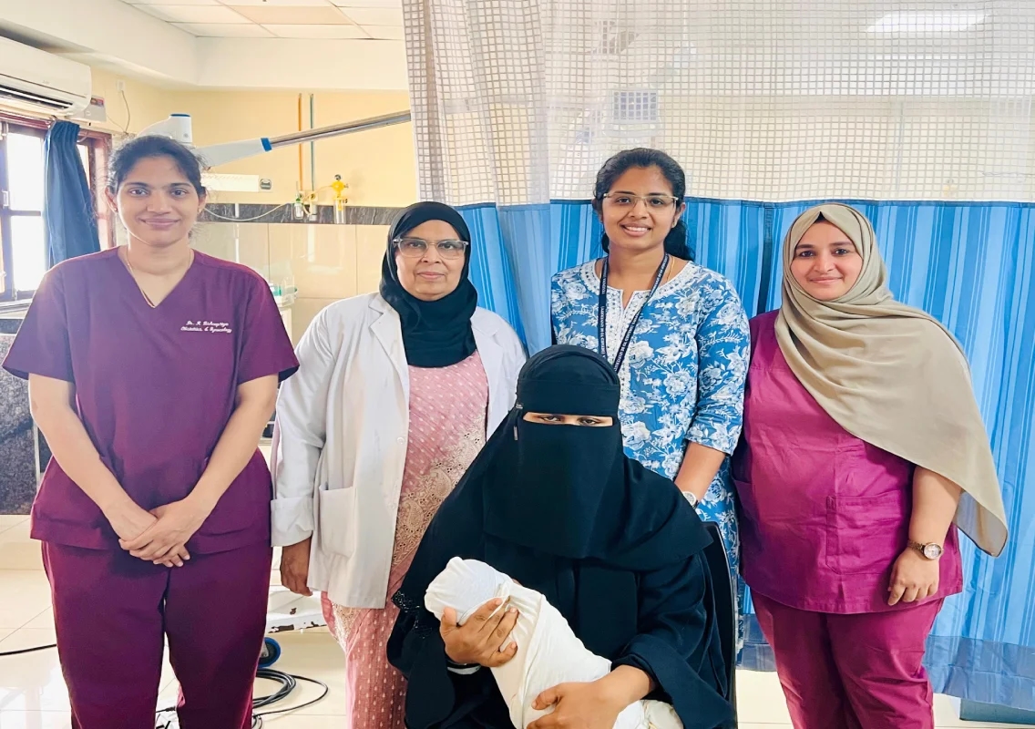Yenepoya Medical College Hospital manages rare case of extreme fetal macrosomia - News Karnataka