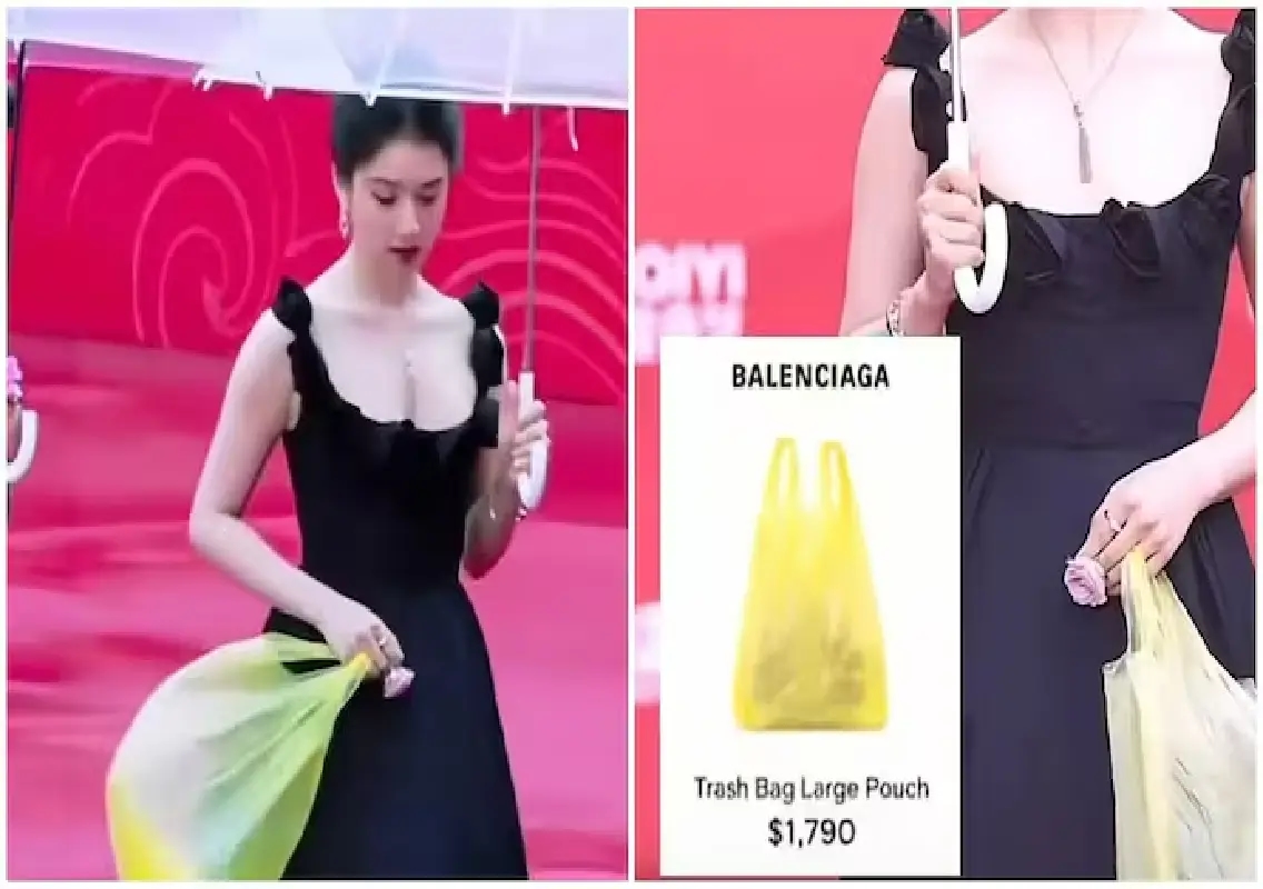 Zhang Jingyi’s plastic bag steals spotlight at Beijing film fest: WATCH - News Karnataka