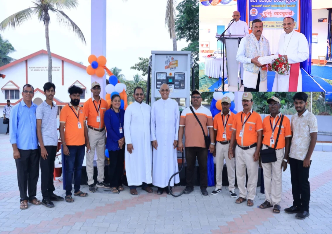 IOCL opens 473rd retail outlet at Bajpe, inaugurated by Bishop Saldanha - News Karnataka