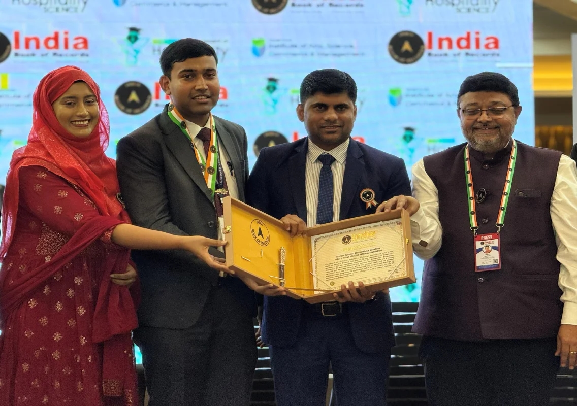 Yenepoya University hospitality department enters India Book of Records - News Karnataka