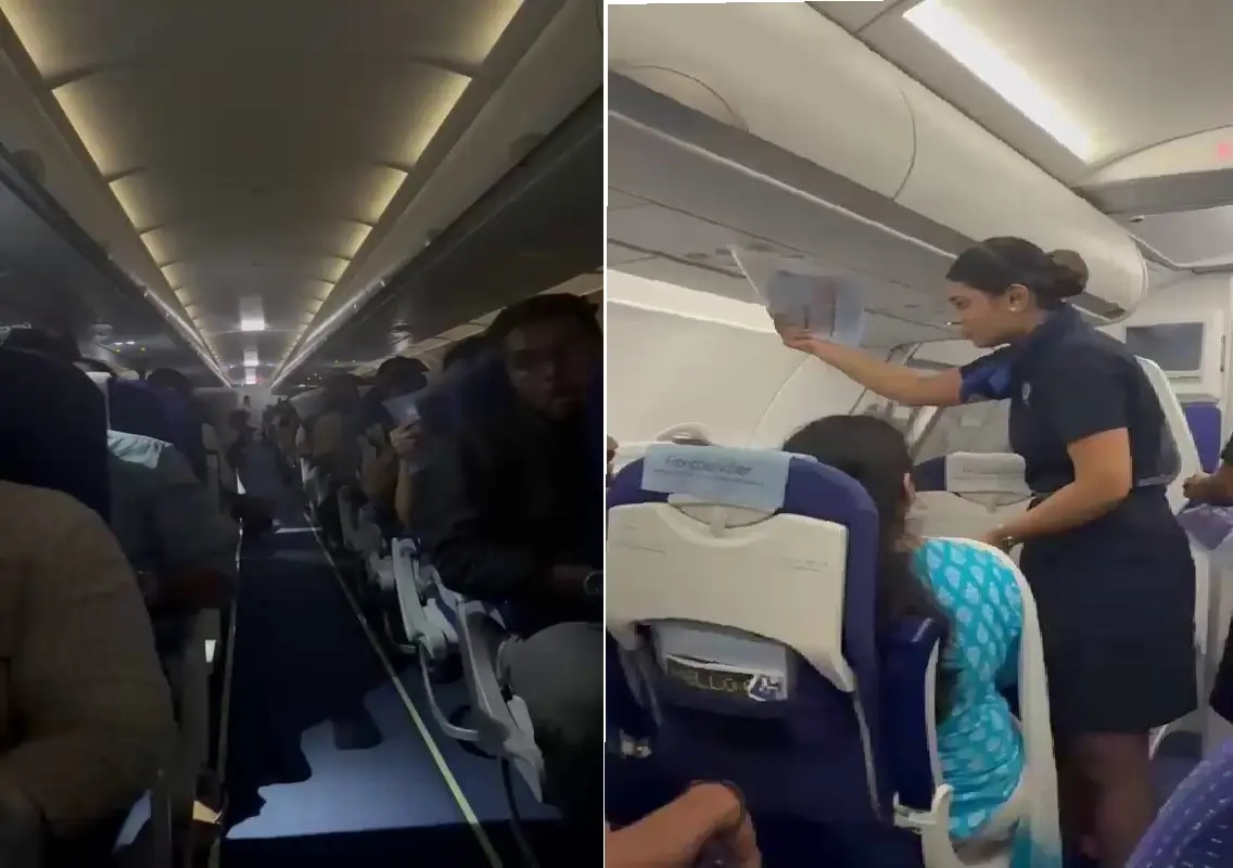 AC failure on flight leaves passengers in distress: WATCH - News Karnataka