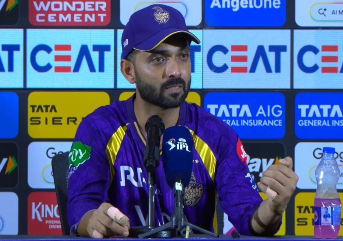 Rahane’s witty reply goes viral amid KKR’s IPL 2026 slump - News Karnataka