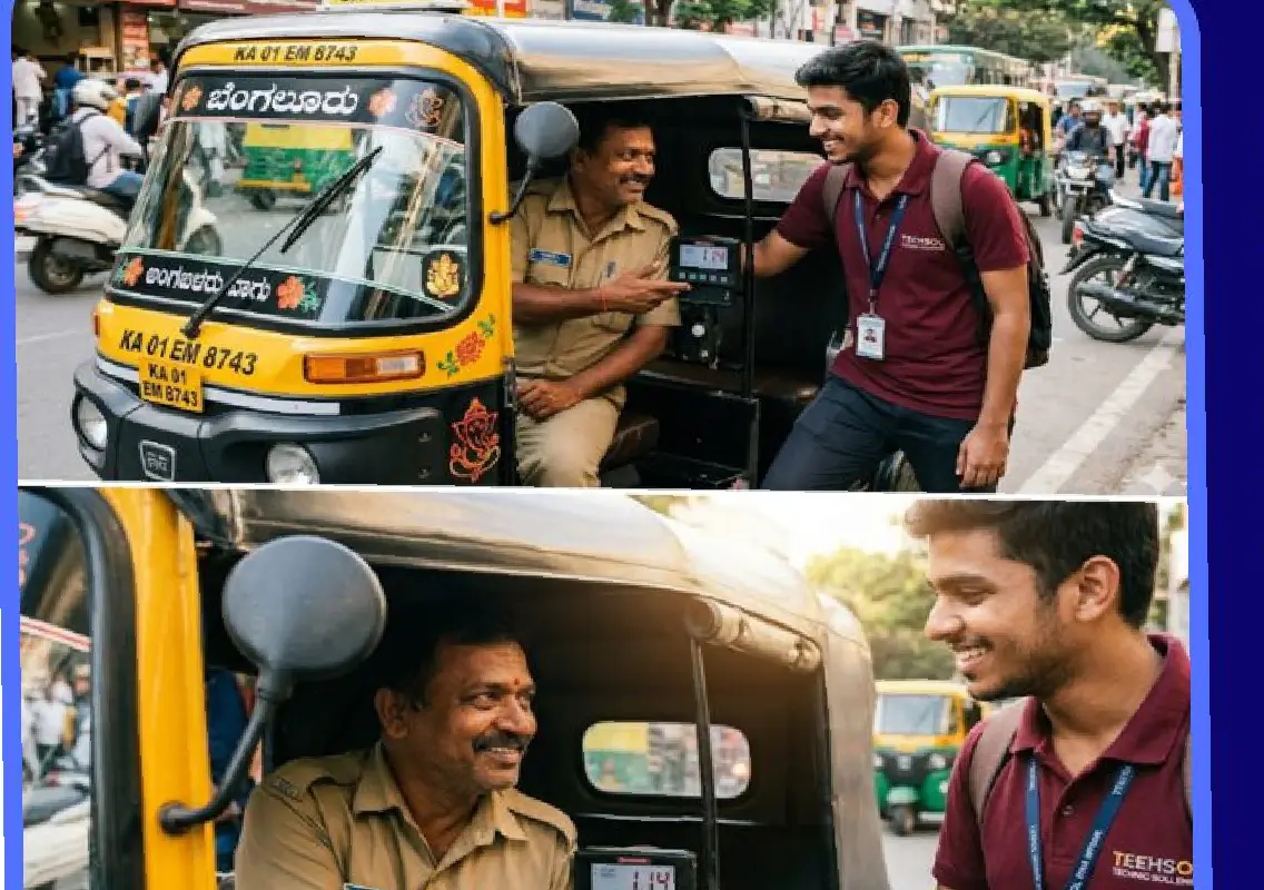 Auto driver’s kind gesture to intern wins Bengaluru’s heart - News Karnataka