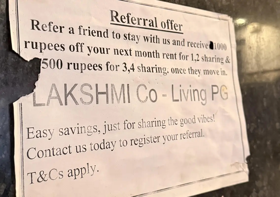 Bengaluru PG’s rent discount offer goes viral online - News Karnataka