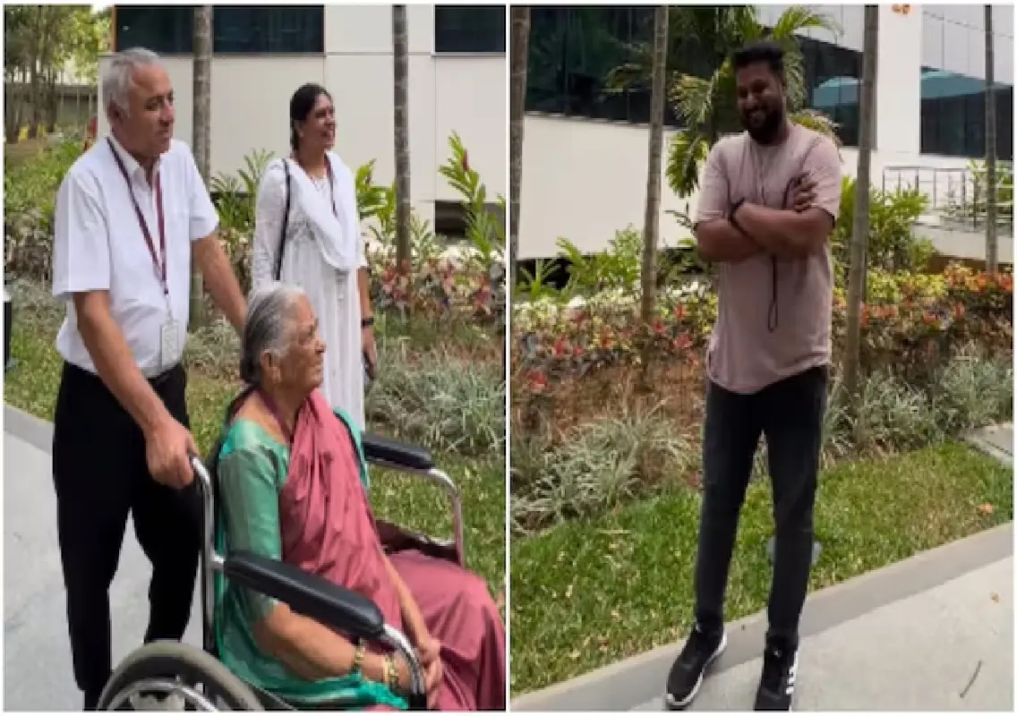 Bengaluru woman's office visit with parents goes viral: WATCH - News Karnataka