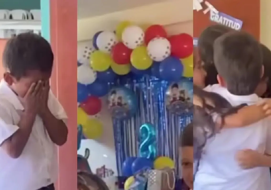 Boy’s first birthday surprise at school leaves everyone emotional - News Karnataka