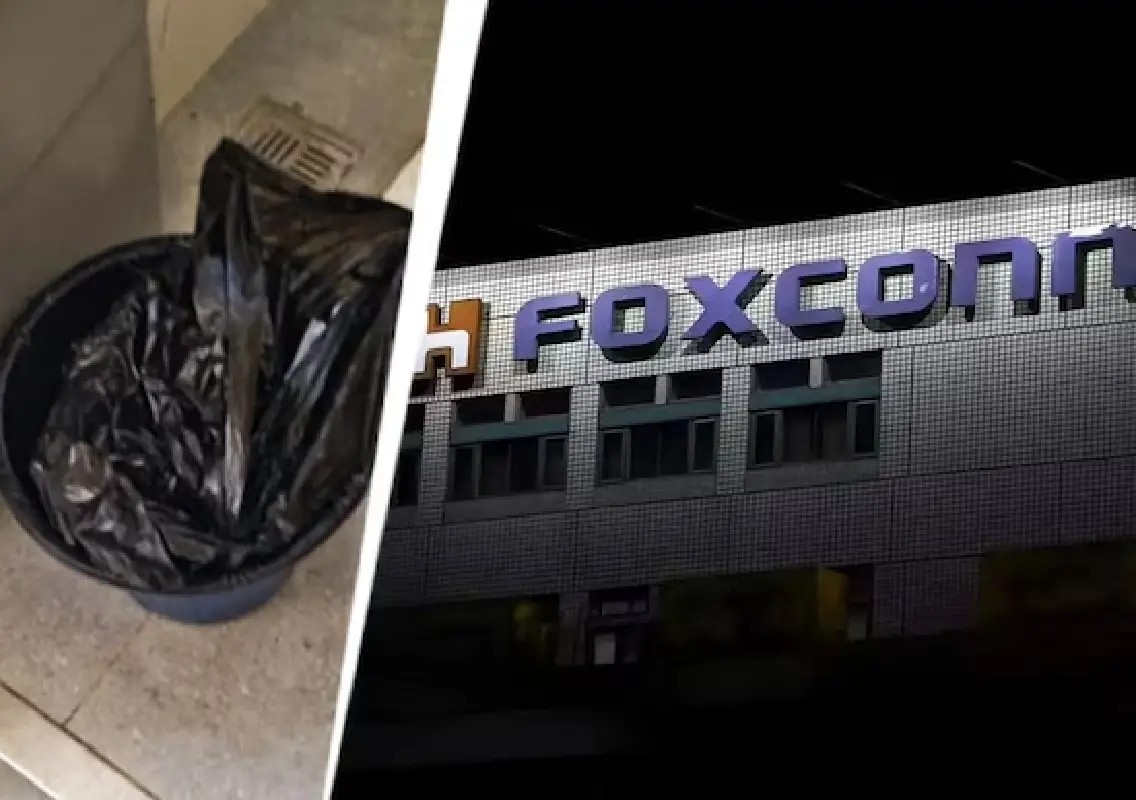 Foxconn employee held after foetus found in factory toilet - News Karnataka