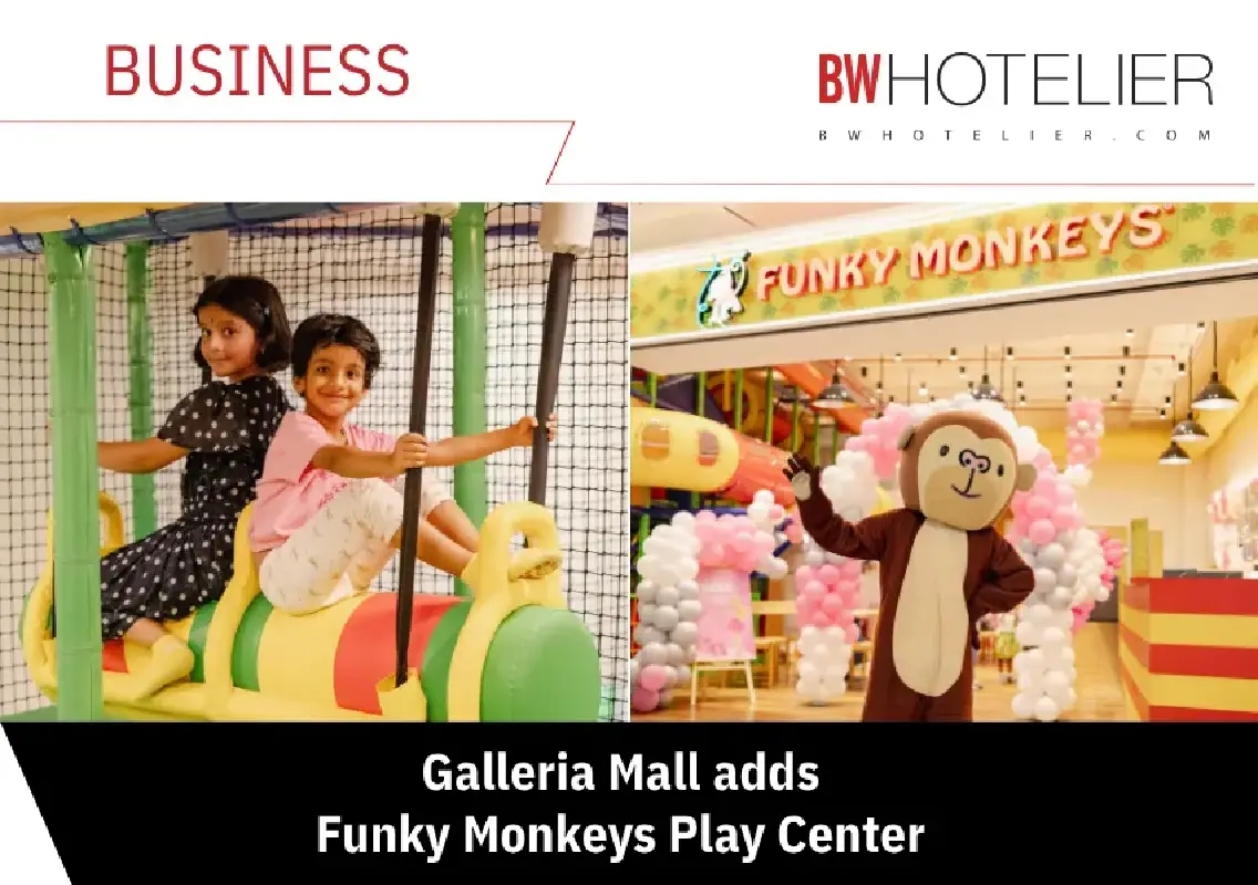 Funky Monkeys opens new play zone at Galleria Mall Bengaluru - News Karnataka