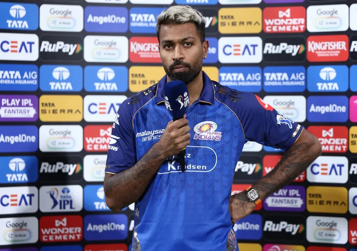 Hardik hints at changes after MI’s third straight loss - News Karnataka