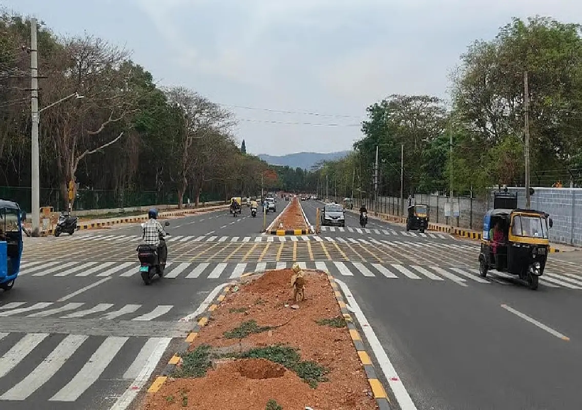 Hyder Ali road widens, debate over tree loss continues - News Karnataka