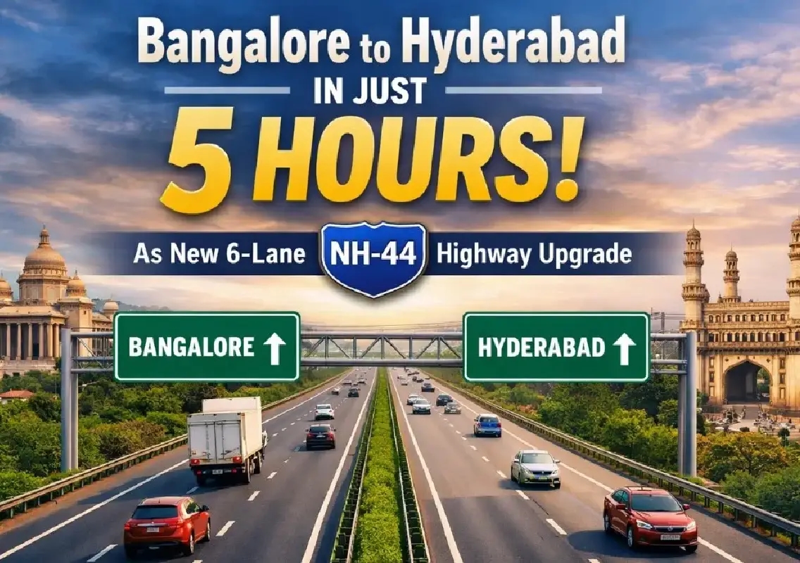 Hyderabad-Bengaluru NH-44 upgrade may cut travel to 5 hours - News Karnataka