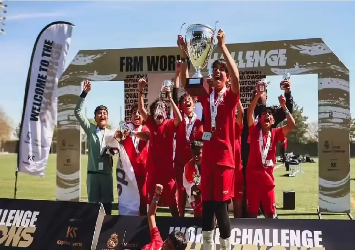 India U12 team wins Real Madrid youth football title - News Karnataka