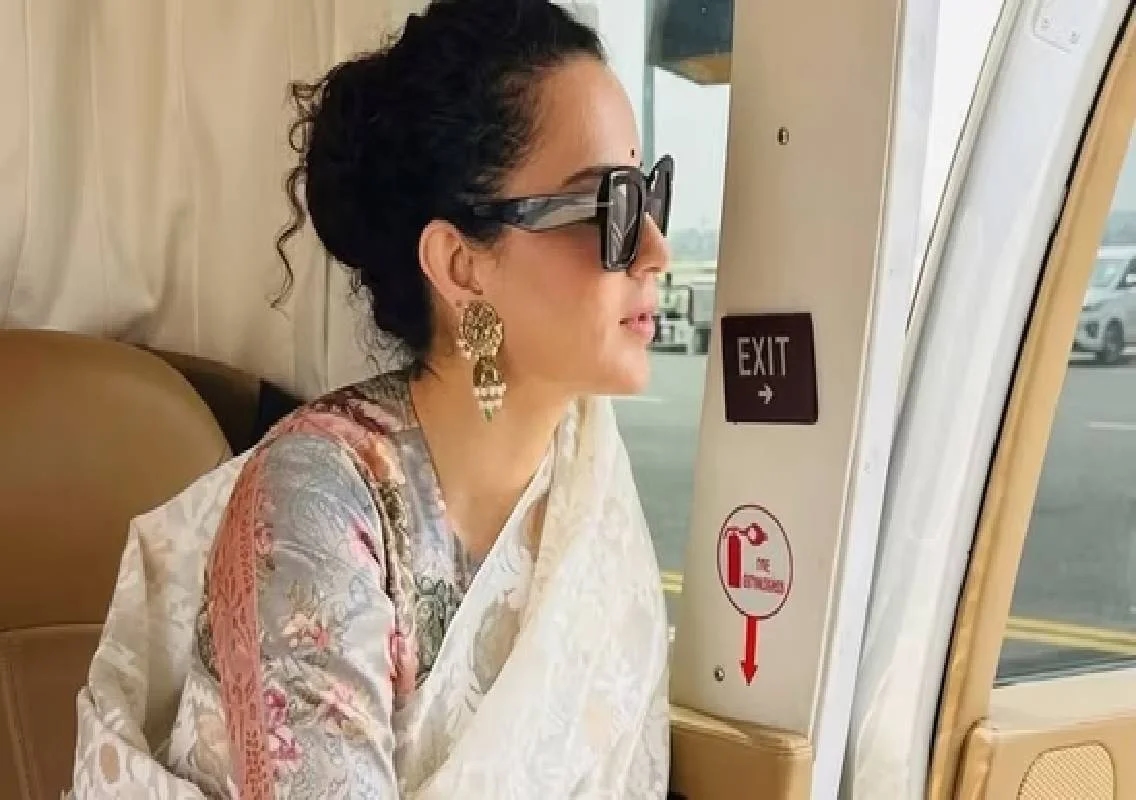 Kangana Ranaut’s jamdani saree at Bengal rally - News Karnataka