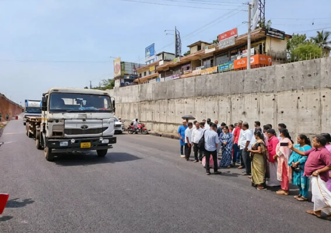 Katapady NH-66 underpass opens partially for traffic - News Karnataka