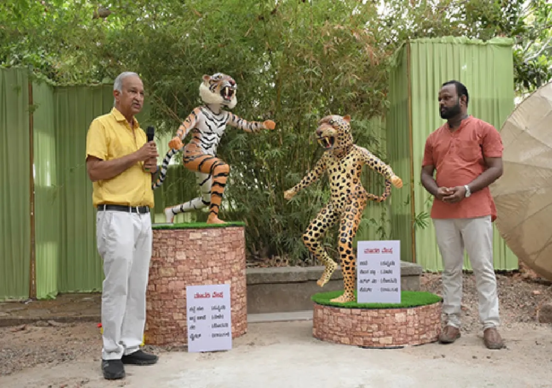 Naturalistic tiger dance models unveiled in Mangaluru - News Karnataka