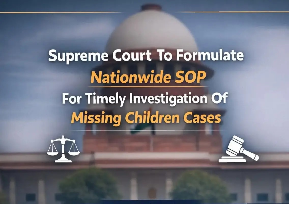 PIL in Supreme Court seeks stronger system for missing children - News Karnataka