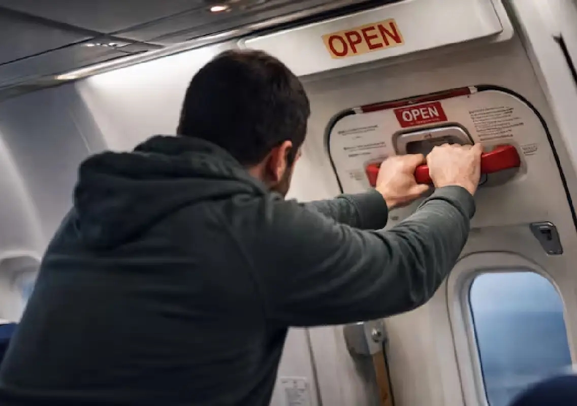 Passenger tries to open plane door mid-air, claims ‘ghost possession’ - News Karnataka
