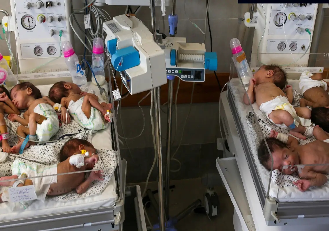 Premature babies evacuated from Gaza reunite with families - News Karnataka
