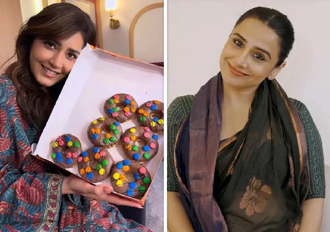 Raashii Khanna shares fun BTS moment with Vidya Balan - News Karnataka