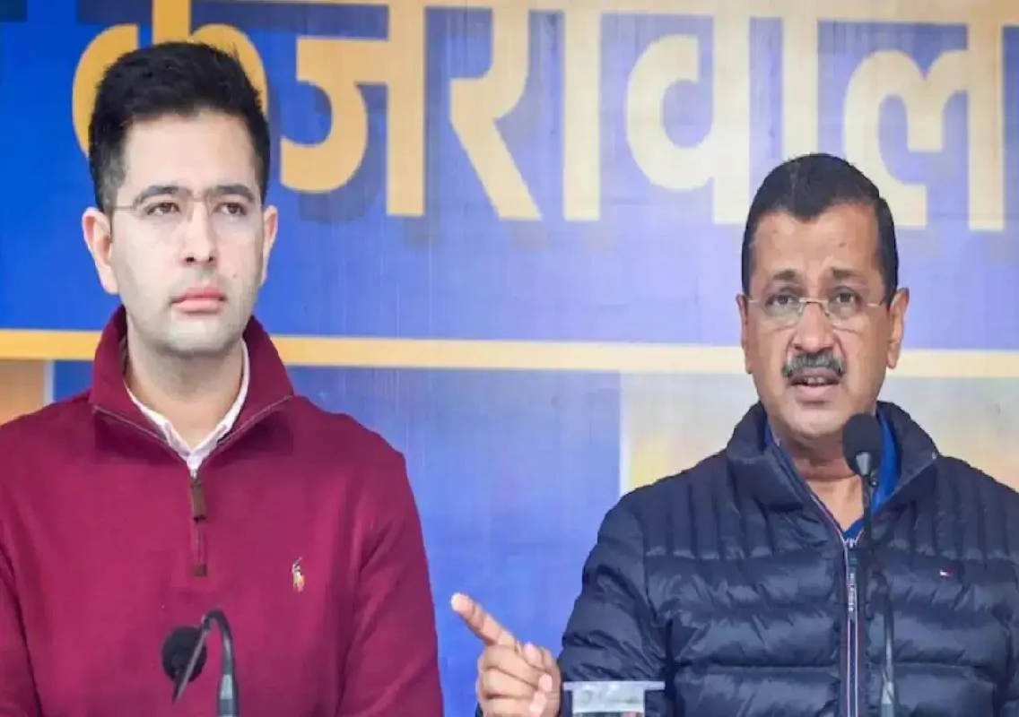 Raghav Chadha exit sparks Kejriwal attack on BJP - News Karnataka