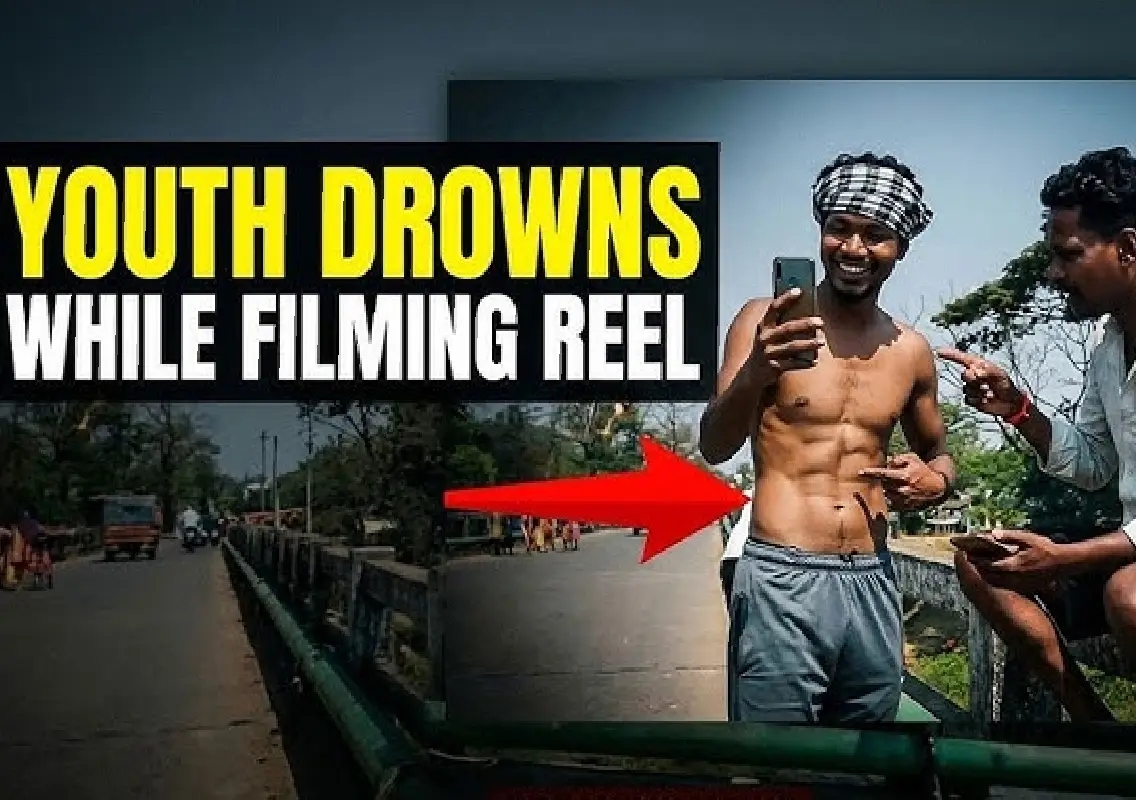 Reel attempt turns fatal as youth drowns in Salandi river - News Karnataka