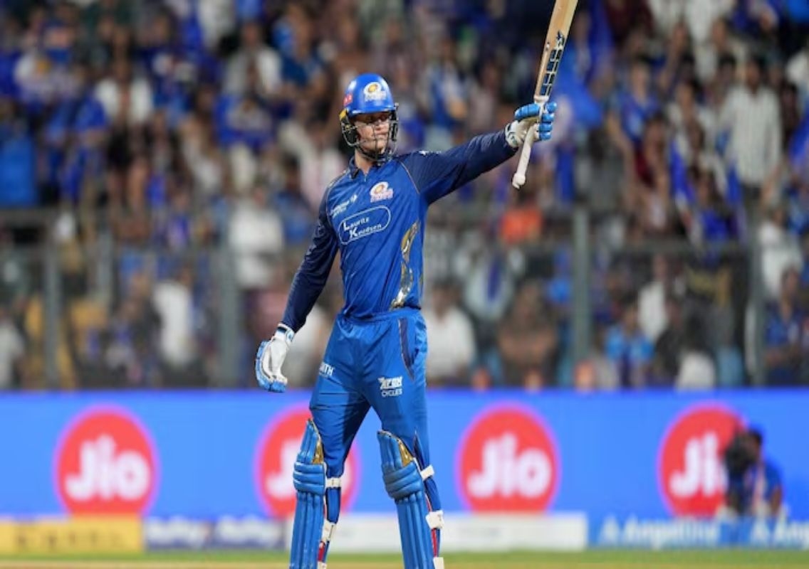 Rickelton hits fastest MI century in IPL 2026 - News Karnataka