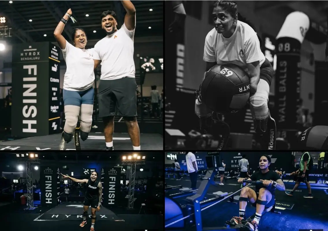 Specially-abled athletes inspire at HYROX Bengaluru event - News Karnataka