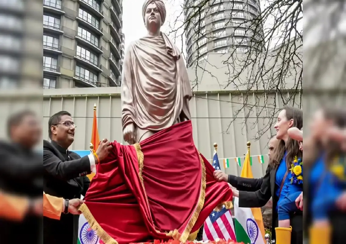 Swami Vivekananda statue unveiled in Seattle - News Karnataka