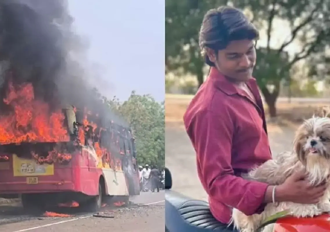 Teen dies after crashing bike into bus near Vijayapura - News Karnataka