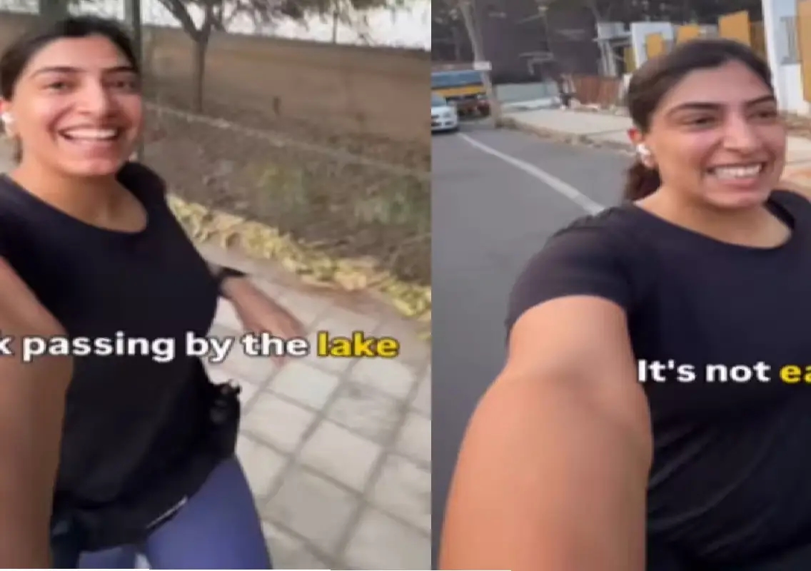 Woman’s 12 km Bengaluru jog to meet friend turns viral - News Karnataka